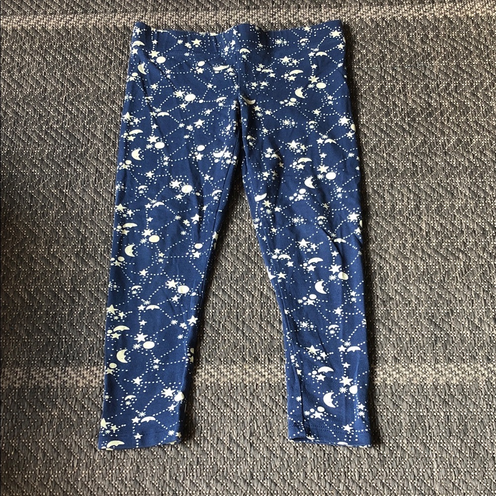 GAP Girls Navy Moon & Star Printed Leggings
